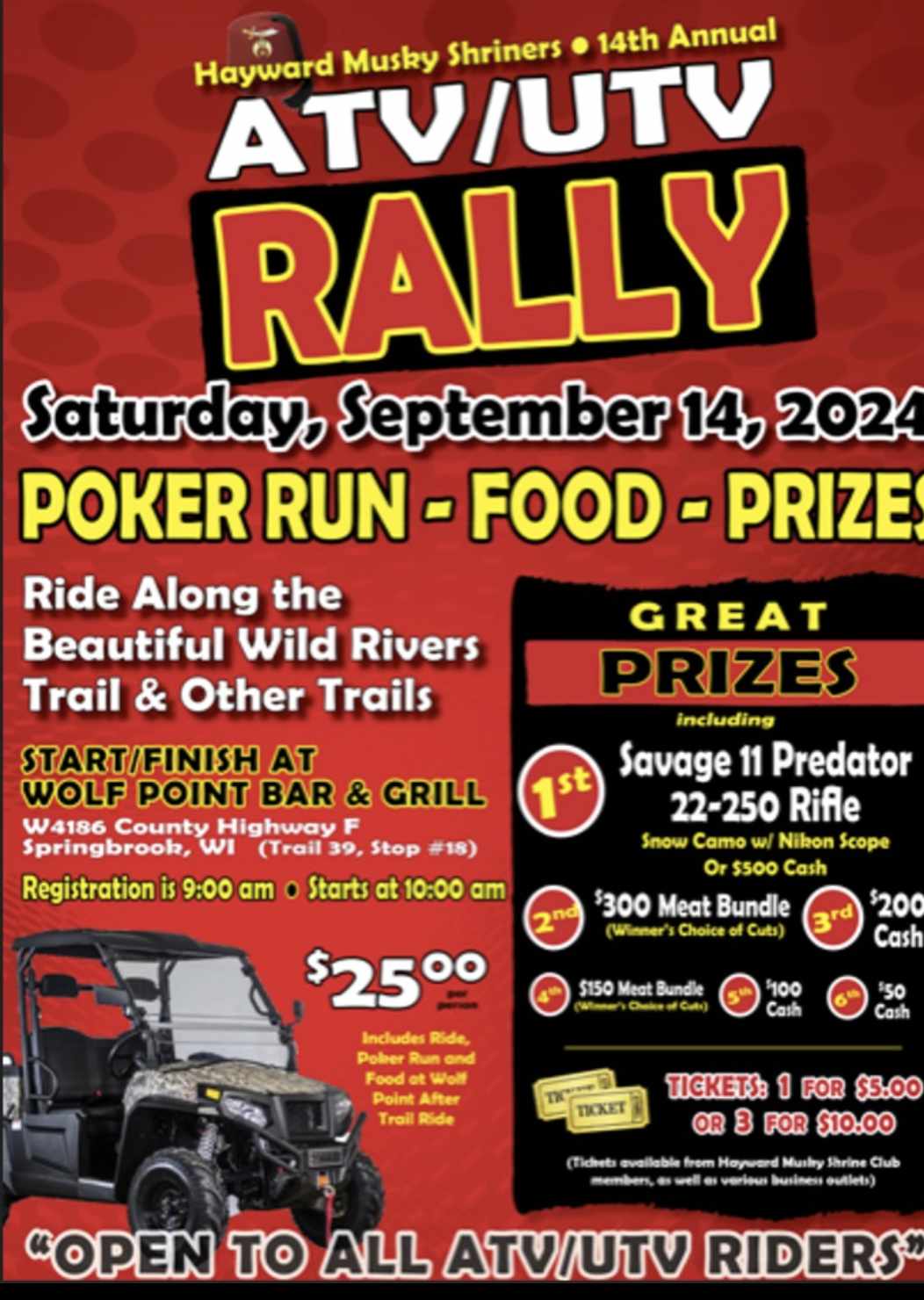 ATV/UTV Rally 9/14