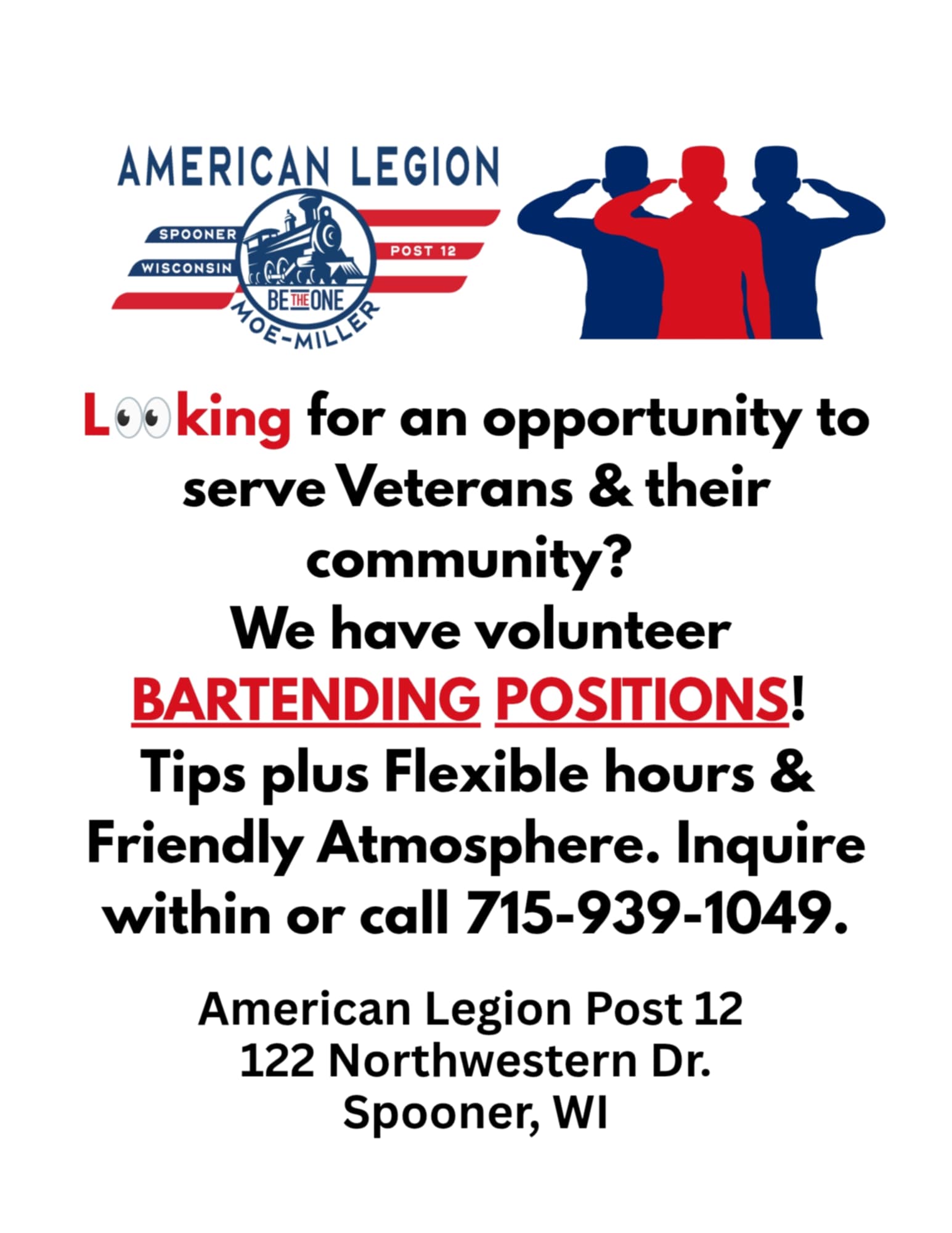 Bartending Positions OPEN!