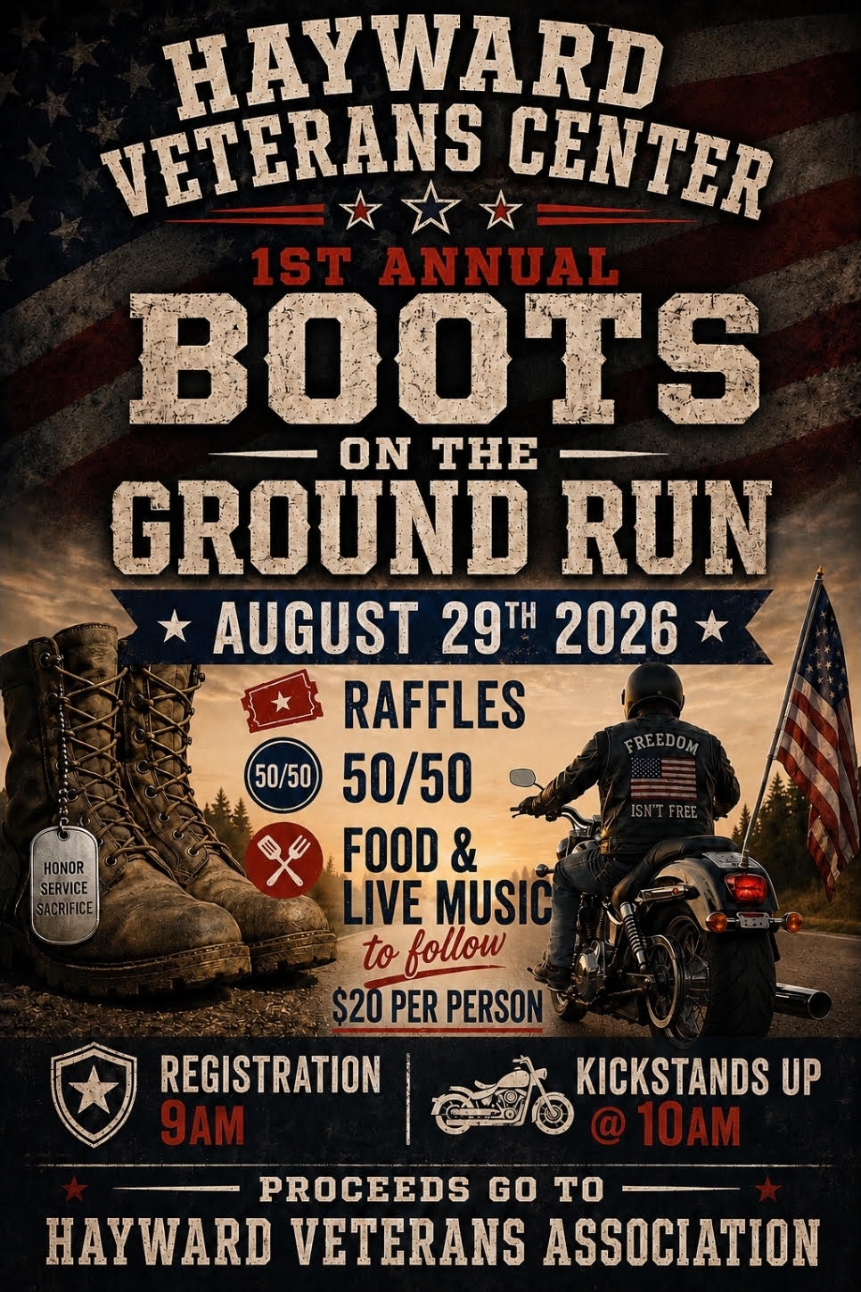 8/29 Boots on the Ground Run